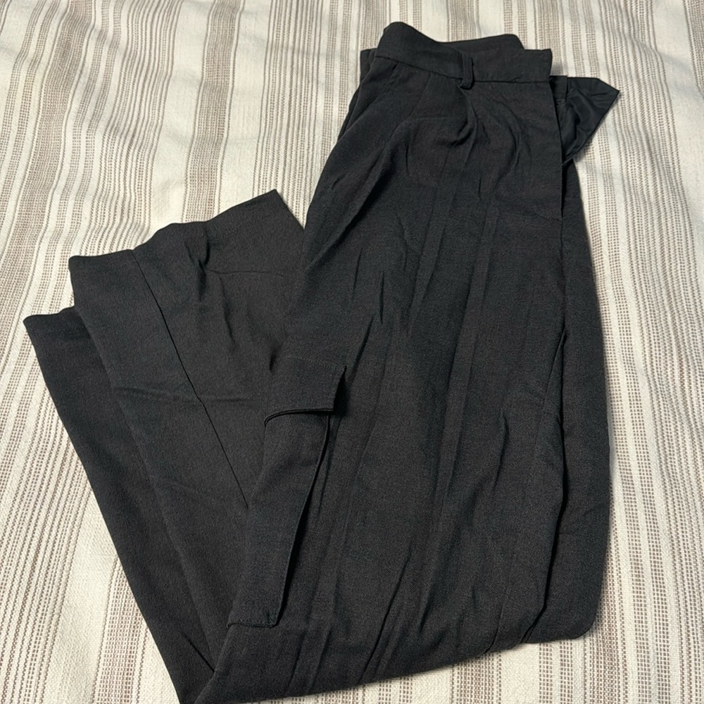 Garage dark heather grey cargo trousers size small